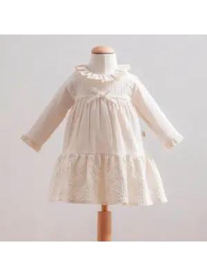 Tongs Baby Elbise 3885 Ekru