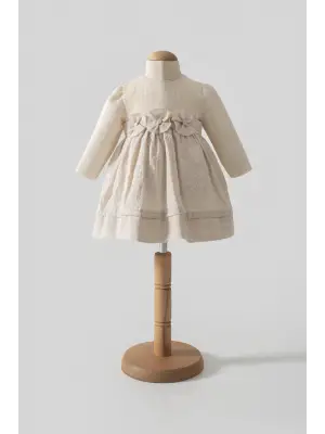 Tongs Baby Elbise 8051 Ekru