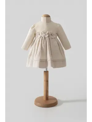 Tongs Baby Elbise 8051 Ekru