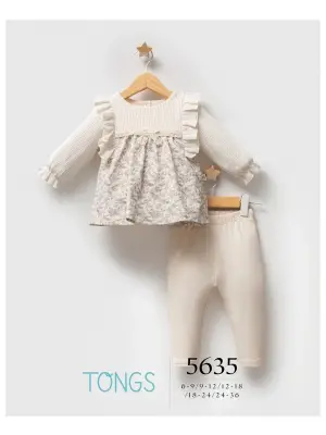 Tongs Baby Little Honey 2li Takım 5635 Ekru