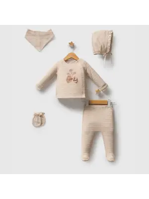 Tongs Baby Magic Forest 5li Hastane Çıkışı 5645 Krem