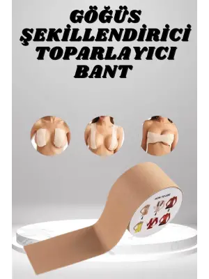 Toparlayıcı Ve Şekillendirici Göğüs Bandı Tere Ve Suya Dayanıklı Hassas Ciltlere Uygun
