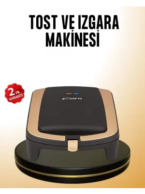 Tost Makinesi Hızlı Pişirme Teknolojisi 1500 Watt