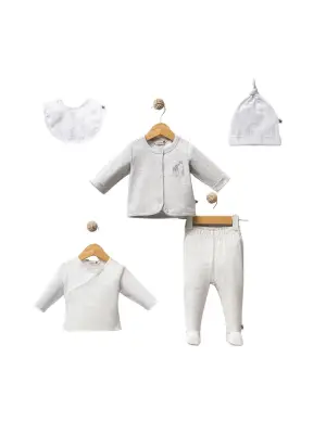 Omarı Giraffe 5 Parça Gri Çıkış Takımı