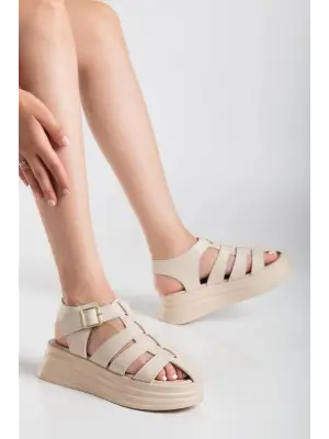 Modern Cilt Kemerli Sandalet