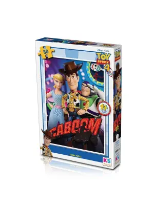 Omarı Eğlenceli Toy Story 4 Puzzle 50 Parça - Süper Hızlı Montaj