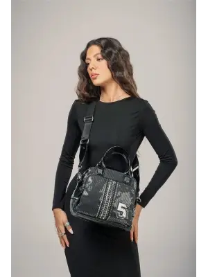 Tuka Siyah Cilt Kol Ve Omuz Çantası