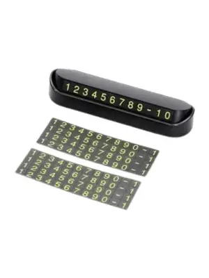 Tüm Araçlara Uyumlu Araç Içi Park Numaratör Oto Araç Numaratör