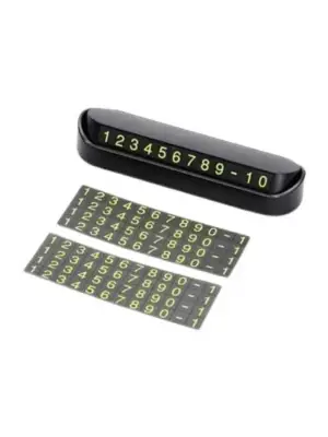 Tüm Araçlara Uyumlu Araç Içi Park Numaratör Oto Araç Numaratör