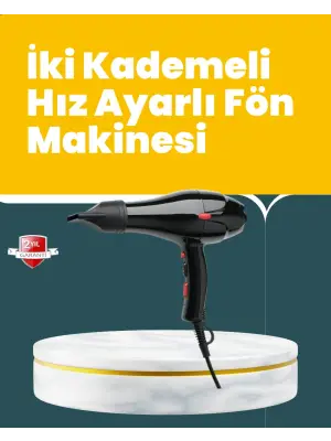 Tüm Saç Tipleri İçin 2200w Güçlü Fön Makinesi