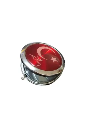 Türk Bayraklı El Aynası St00162