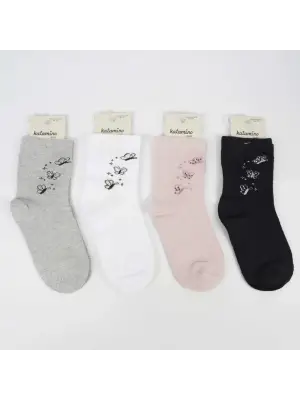 Tutsu Aks Kız Soket Çorap K46319 Asorti