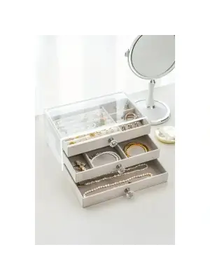 Üç Katlı Takı Organizeri