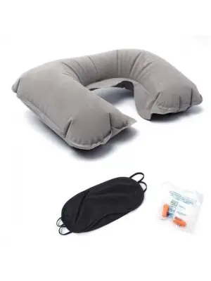 Omarı Konforlu Seyahat İçin Şişme Yastık Seti