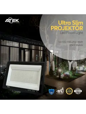 Ultra Slim Projektör Dış Mekan Led Işık