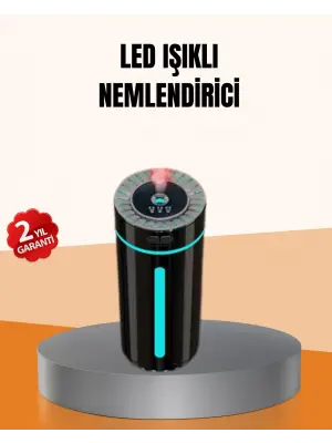 Ultrasonik Nemlendirici Led Işıklı Aromaterapi Difüzör Sessiz Çalışma