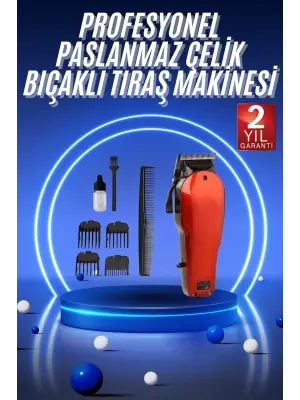 Unısex Tıraş Makinesi Lazer Öncesi Kısaltma Paslanmaz Çelik