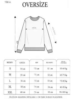 Unisex Yakalı Yeşil Sweatshirt