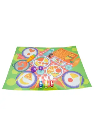 URT003-18 Yemek Dünyası Oyun Halısı -Birlik