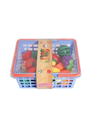 URT007-SPT-001 Kesilebilen Meyve ve Sebze Sepetli 42 Parça -Birlik