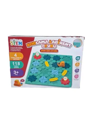 URT045-001 KODLAMA LABİRENT OYUNU STEM ZEKA