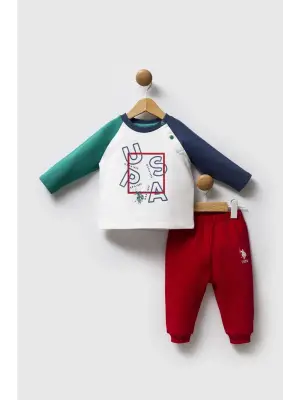 U.S. Polo Assn 2 li Takım USB2571 Beyaz-Yeşil