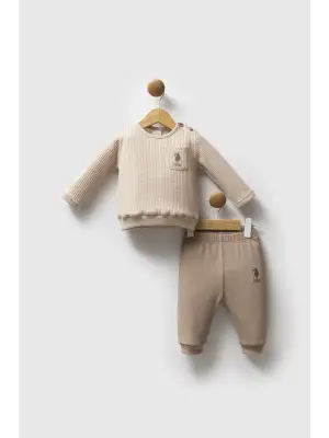 U.s. Polo Assn 2 Li Takım Usb2587 Bej