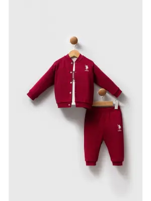 U.S. Polo Assn 3lü Takım USB2533 Bordo