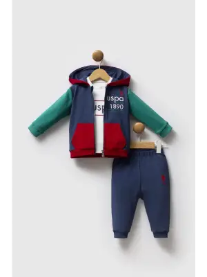 U.S. Polo Assn 3lü Takım USB2574 İndigo Yeşil