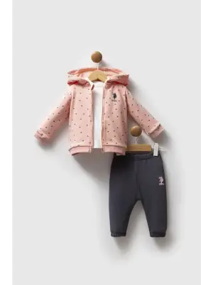 U.s. Polo Assn 3lü Takım Usb2766 Somon