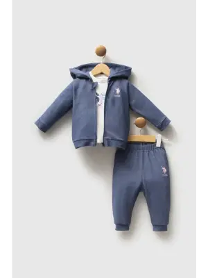 U.s. Polo Assn 3lü Takım Usb2778 Mavi