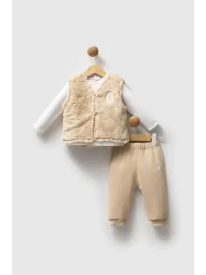 U.s. Polo Assn 3lü Takım Usb2779 Bej