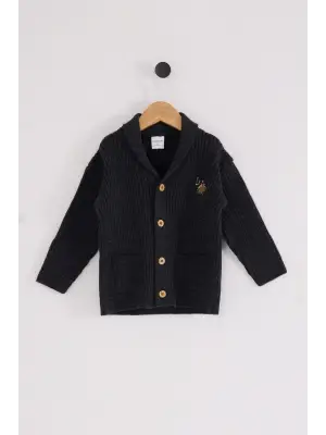 U.s. Polo Assn Bebek Hırka Usb2608 Antrasit Melanj