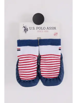 U.s. Polo Assn Çarık Çorap Usb2600 Beyaz-lacivert