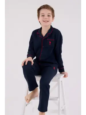 U.S. Polo Assn Gömlek Pijama US2234-4 Lacivert