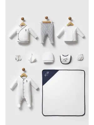 U.S. Polo Assn Hastane Cıkısı 10’lu set USB2620 Beyaz