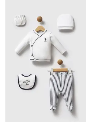 U.S. Polo Assn Hastane Çıkışı 5’li set USB2621 Beyaz