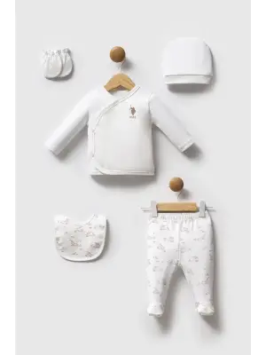 U.S. Polo Assn Hastane Çıkışı 5’li set USB2705 Beyaz