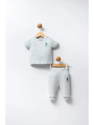 U.s Polo Bebek 2li Takım Usb2311 Su Yeşili