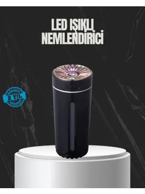 Usb Aromaterapi Difüzör Ultrasonik Hava Nemlendirici Led Gece Lambalı