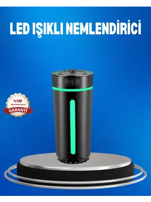 Usb Bağlantılı Led’li Hava Nemlendirici Aromaterapi Buhar Difüzörü