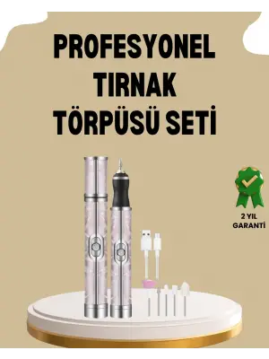 Usb Şarjlı Profesyonel 20.000 Rpm Elektrikli Oje Sökücü Ve Tırnak Bakım Aleti