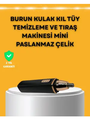 Usb Şarjlı Sessiz Burun Ve Kulak Kılı Temizleme Cihazı