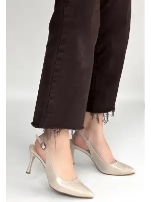 Uster Bej Rugan Topuklu Ayakkabı