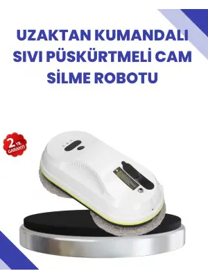 Uzaktan Kumandalı Akıllı Cam Ve Pencere Temizleme Robotu