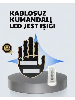 Uzaktan Kumandalı Çok Fonksiyonlu Araç Led Işığı