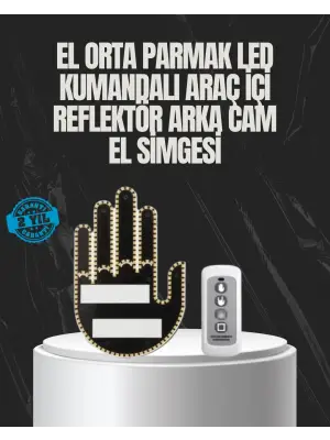 Uzaktan Kumandalı Led El Park Uyarı Cihazı 2025 Model A Kalite