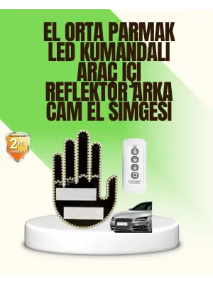 Uzaktan Kumandalı Led El Park Uyarı Cihazı Suya Dayanıklı Enerji Tasarruflu