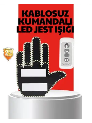 Uzaktan Kumandalı Led Jest Işığı – 3 Farklı Hareket Modu