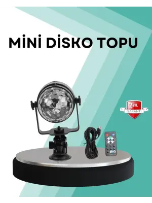 Uzaktan Kumandalı Rgb Disko Projektör Işığı